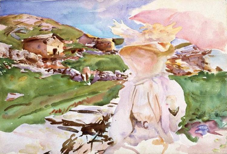 John Singer Sargent In the Simplon Pass